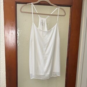 New York & Company White Camisole Top